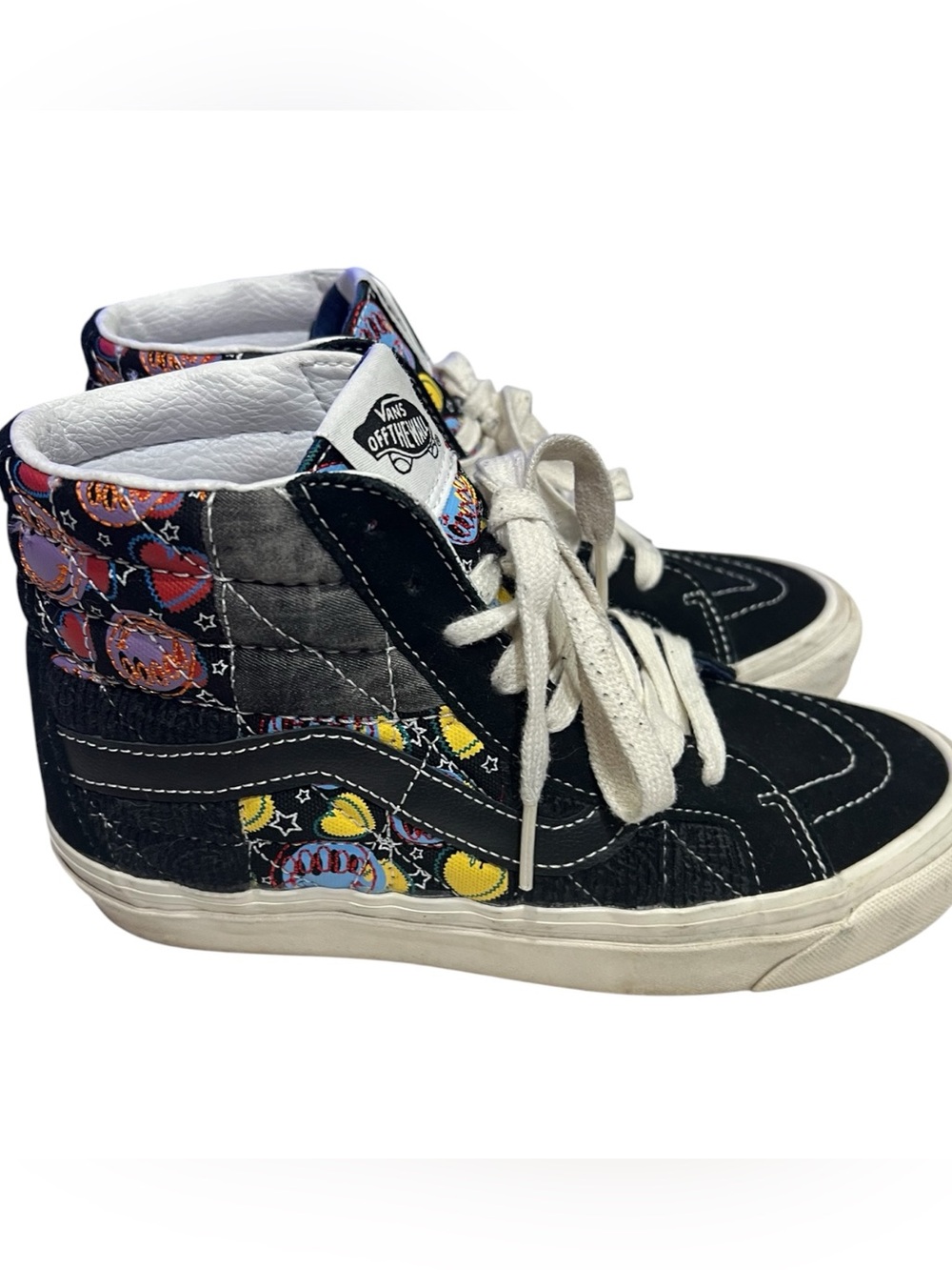 Vans Sk8-Hi 38 DX PW Anaheim Factory "Positivity Patchwork Black 4.5